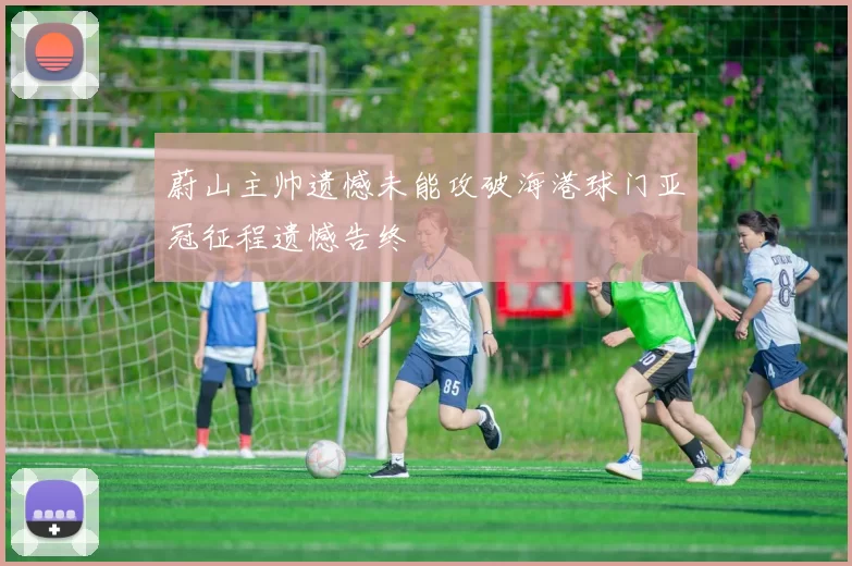 蔚山主帅遗憾未能攻破海港球门亚冠征程遗憾告终